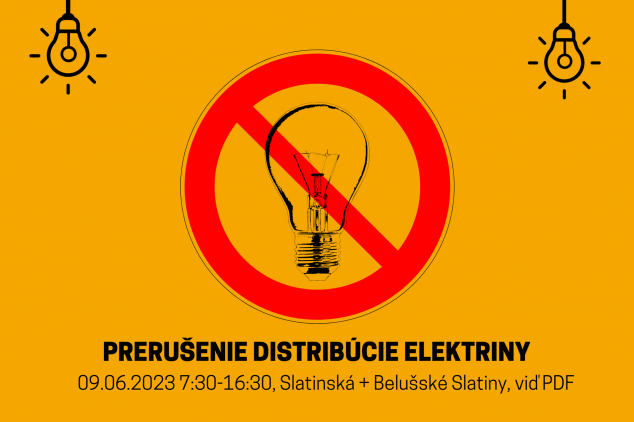 Prerušenie distribúcie elektriny